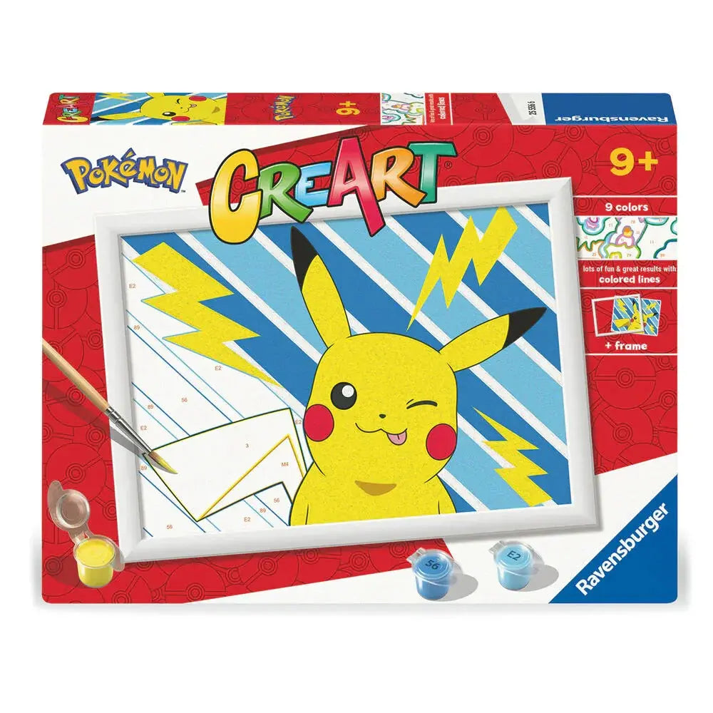 Pokemon Pikachu CreArt Painting kit Nerdscape