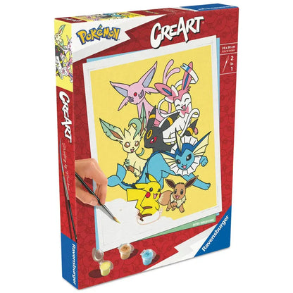 Pokemon Legendary adult CreArt Painting kit Nerdscape