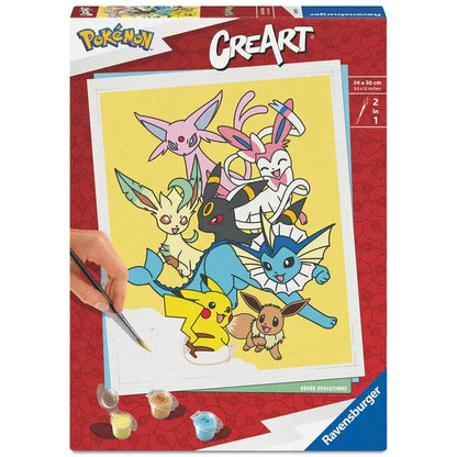 Pokemon Legendary adult CreArt Painting kit Nerdscape