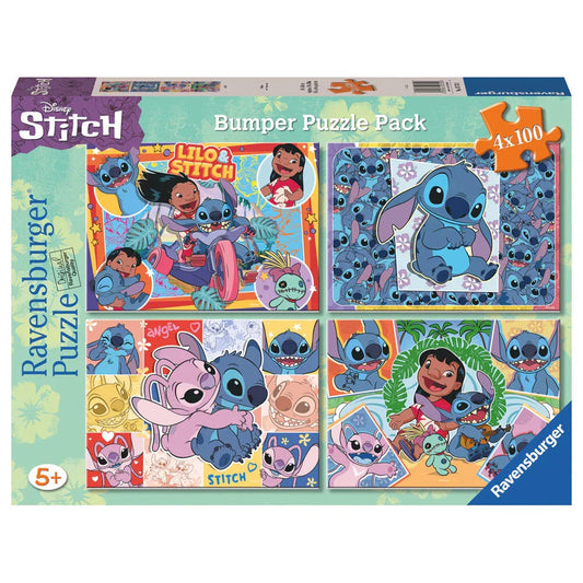 Disney Stitch puzzle 4x100pcs Nerdscape