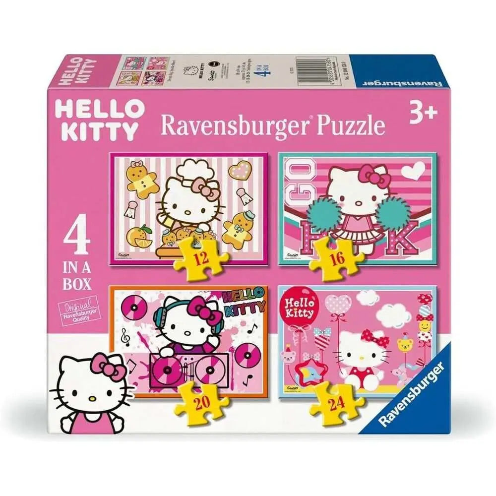 Hello Kitty puzzle pieces for ages 3 and up, 19x14cm