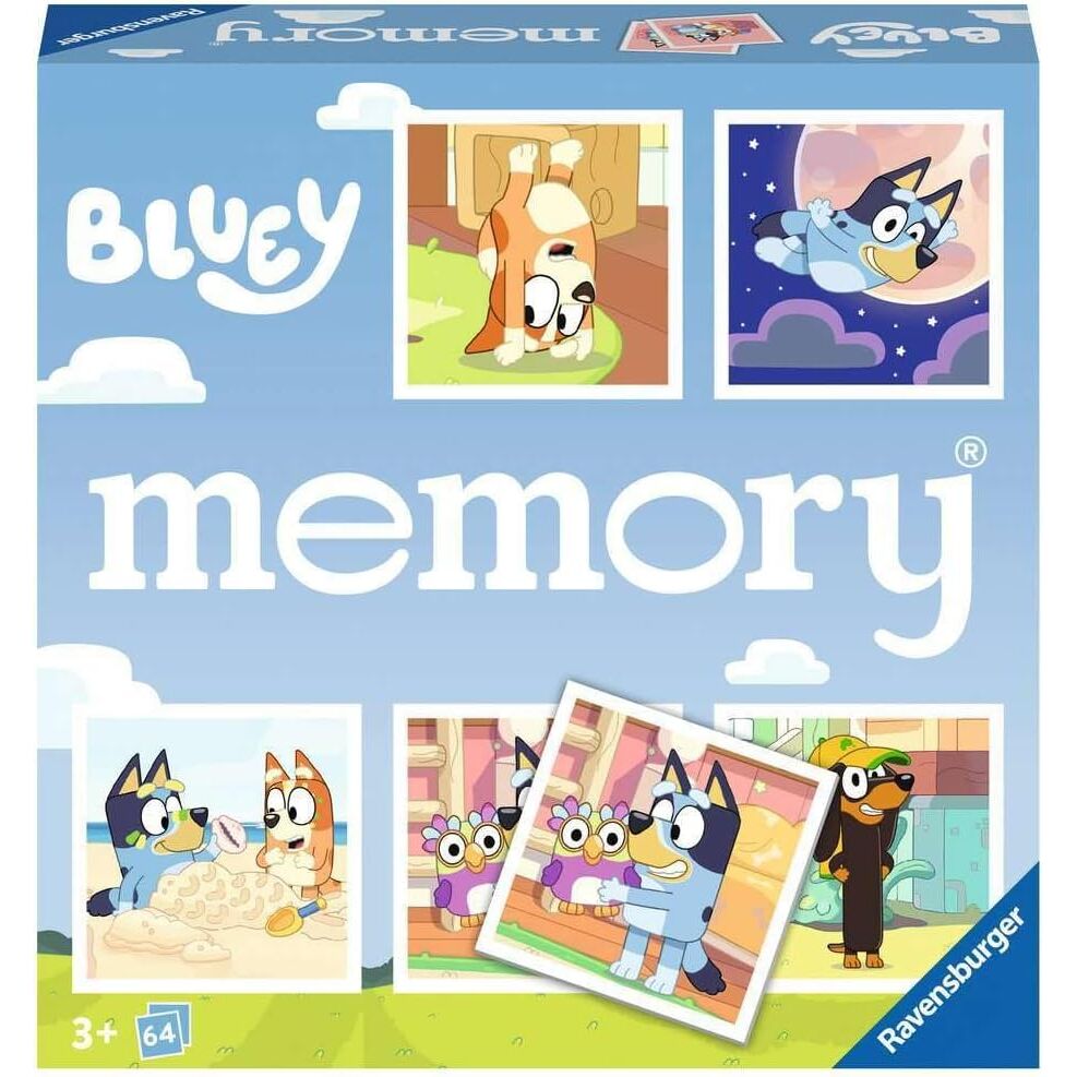 Bluey Memory game Nerdscape