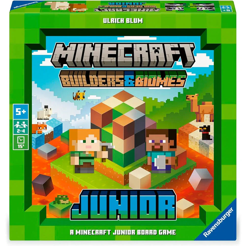 Minecraft Junior Builders & Biomes board game Nerdscape