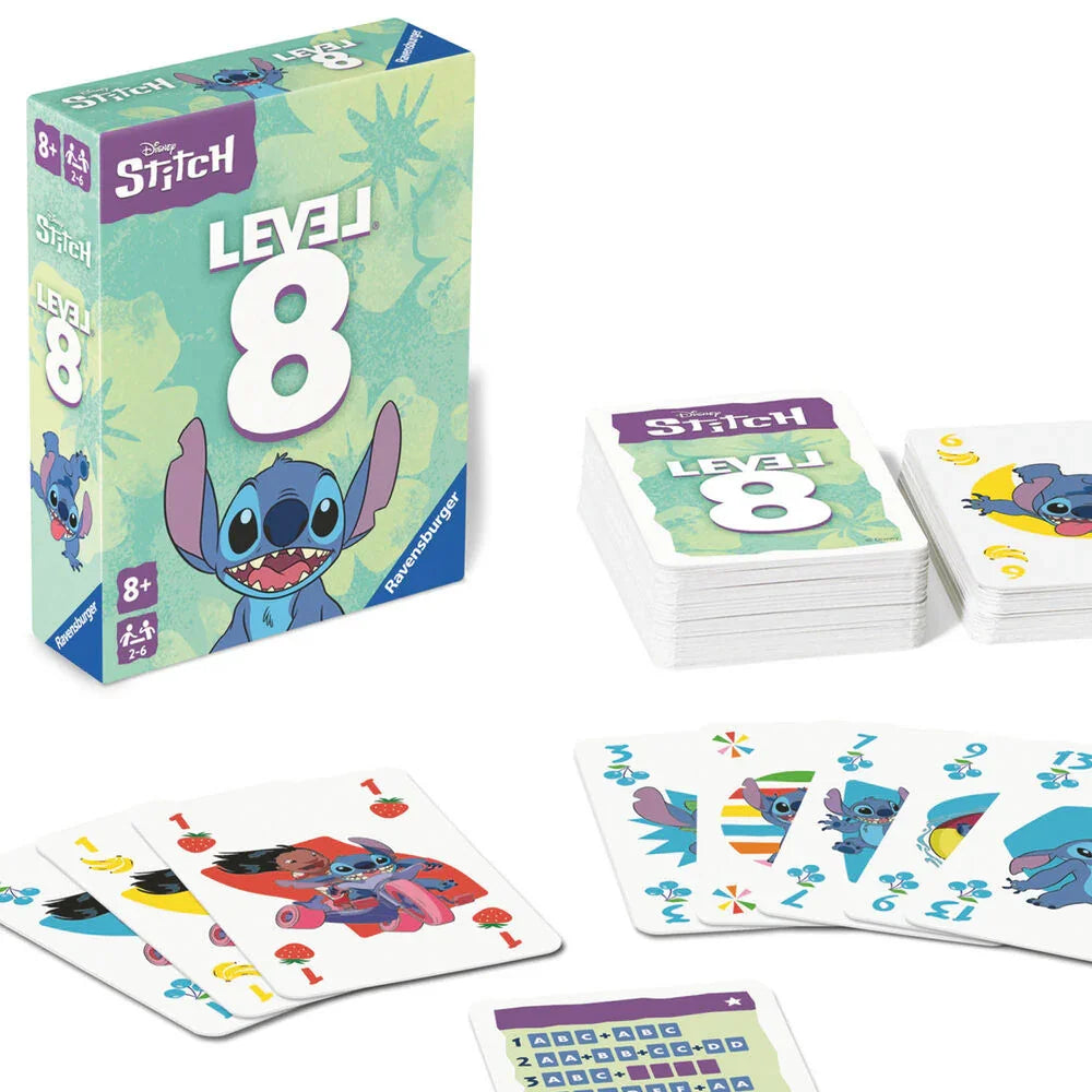 Disney Stitch Level 8 card game Nerdscape
