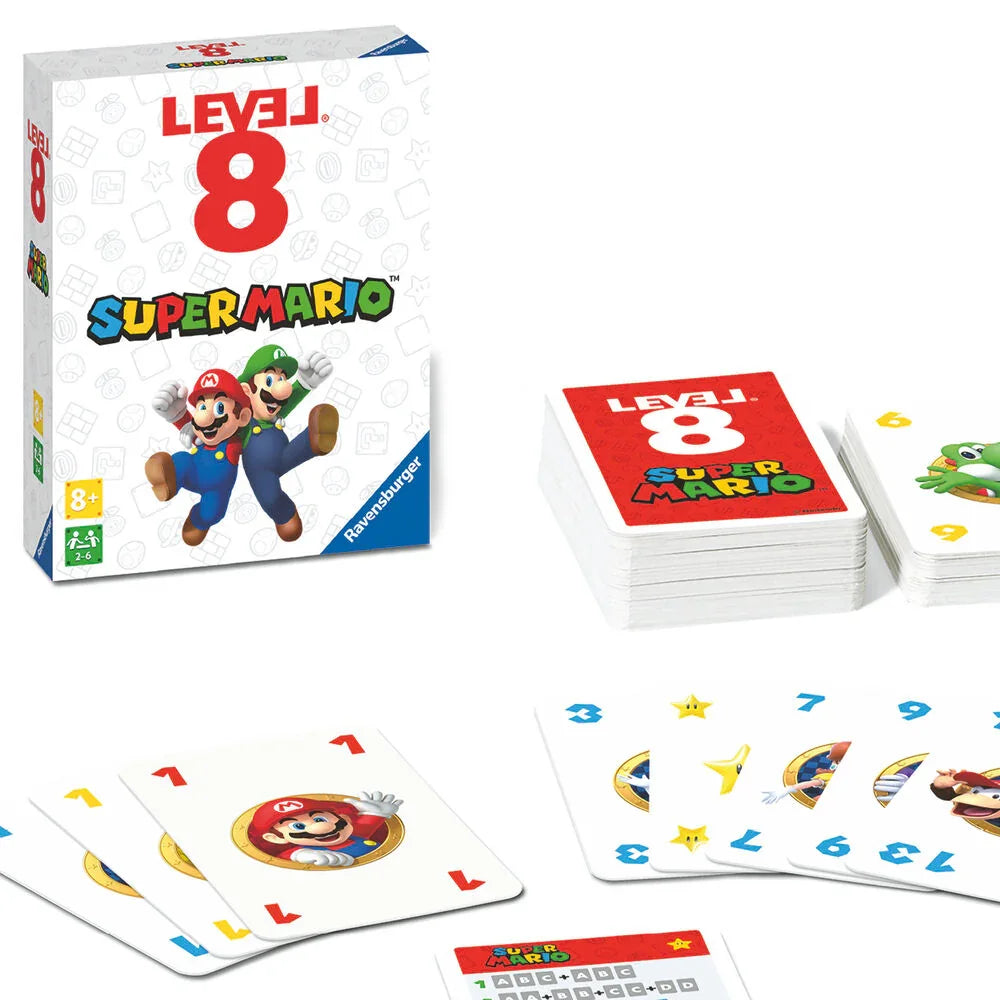 Super Mario Bros Level 8 card game Nerdscape