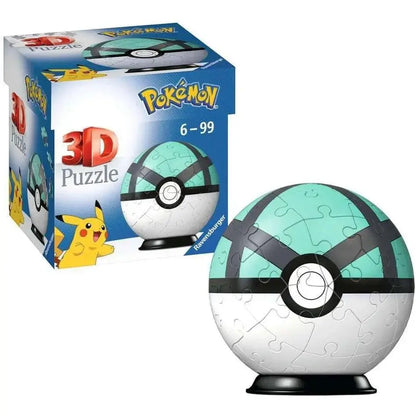 Pokemon Poke Ball 3D puzzle 54pcs Nerdscape