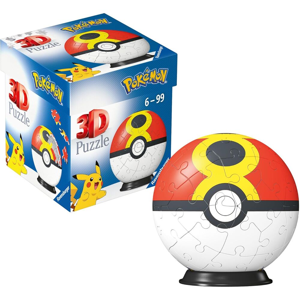 Pokemon Poke Ball 3D puzzle 54pcs Nerdscape