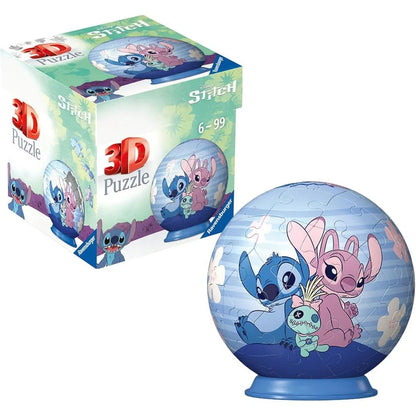 Disney Stitch & Angel 3D puzzle 54pcs Nerdscape