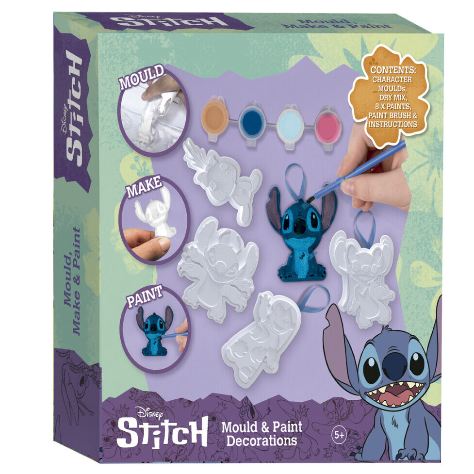 Disney Stitch mould and paint decorations Nerdscape