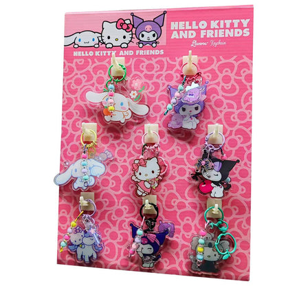 Hello Kitty Cinnamoroll Kuromi assorted keychain - Nerdscape