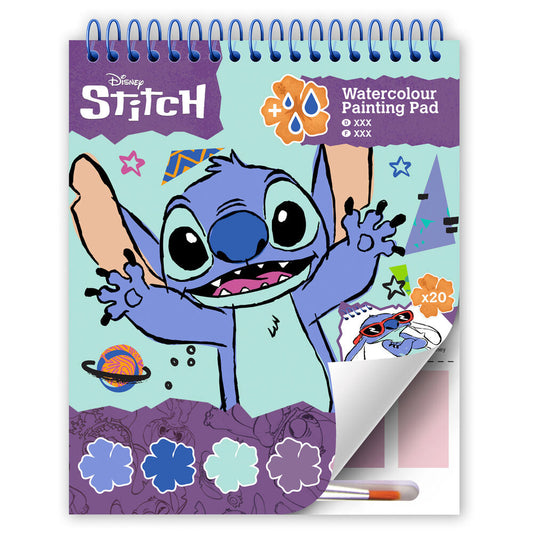 Disney Stitch watercolour sketchpad Nerdscape