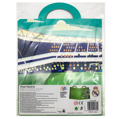 Real Madrid reusable stadium 3D stickers book Nerdscape