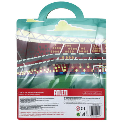 Atletico de Madrid reusable stadium 3D stickers book Nerdscape