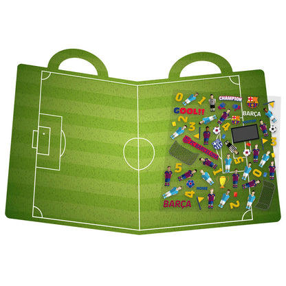 FC Barcelona reusable stadium 3D stickers book Nerdscape