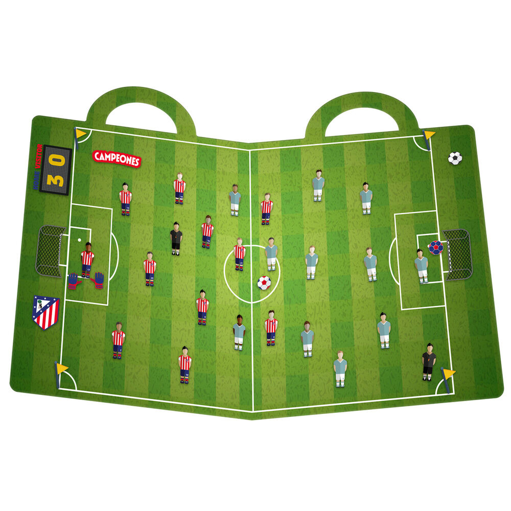 Atletico de Madrid reusable stadium 3D stickers book Nerdscape