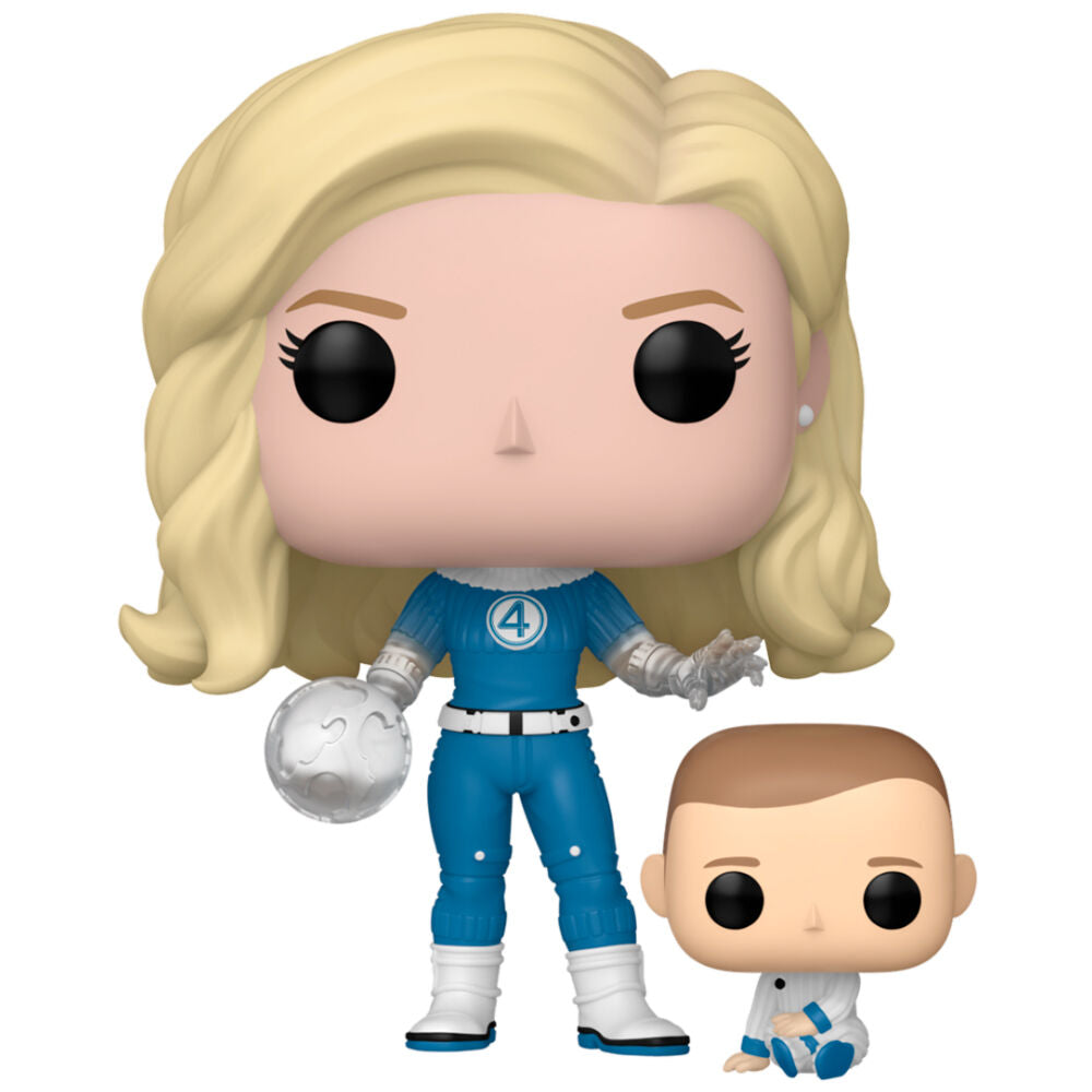 POP figure Marvel The Fantastic 4 Invisible Woman & Franklin