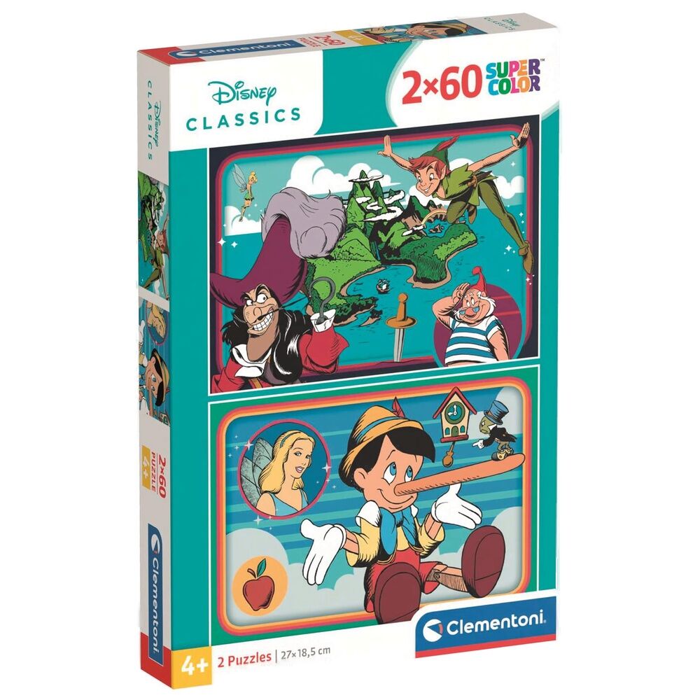 Disney Classic puzzle 2x60pcs Nerdscape