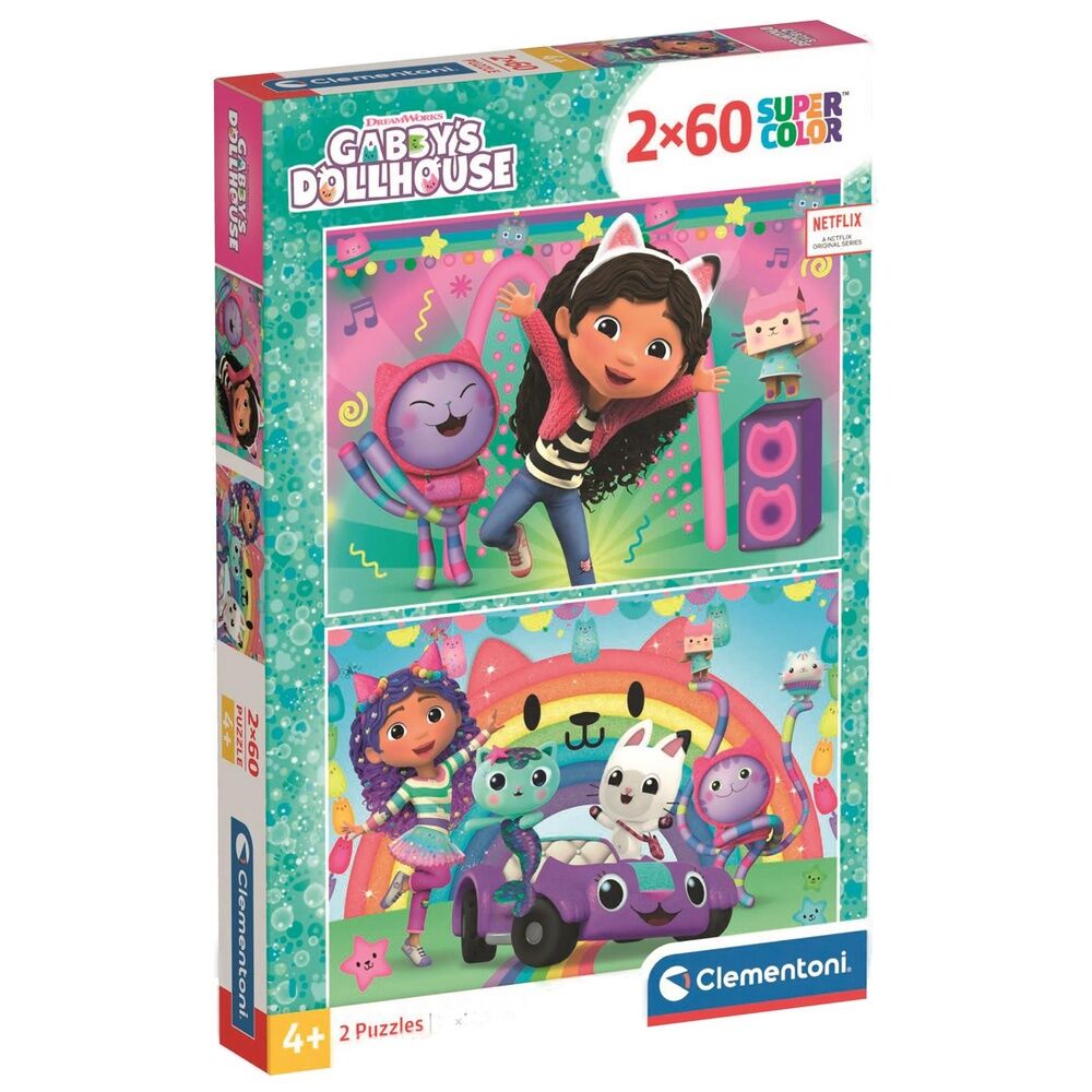 Gabbys Doll House puzzle 2x60pcs Nerdscape