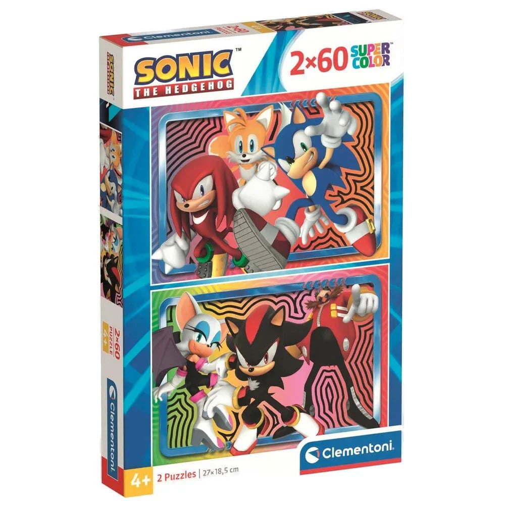 Sonic the Hedhehog puzzle 2x60pcs Nerdscape