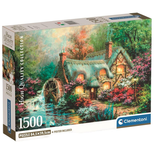 Puzzle de 1500 pièces de haute qualité sur le thème d'une retraite à la campagne