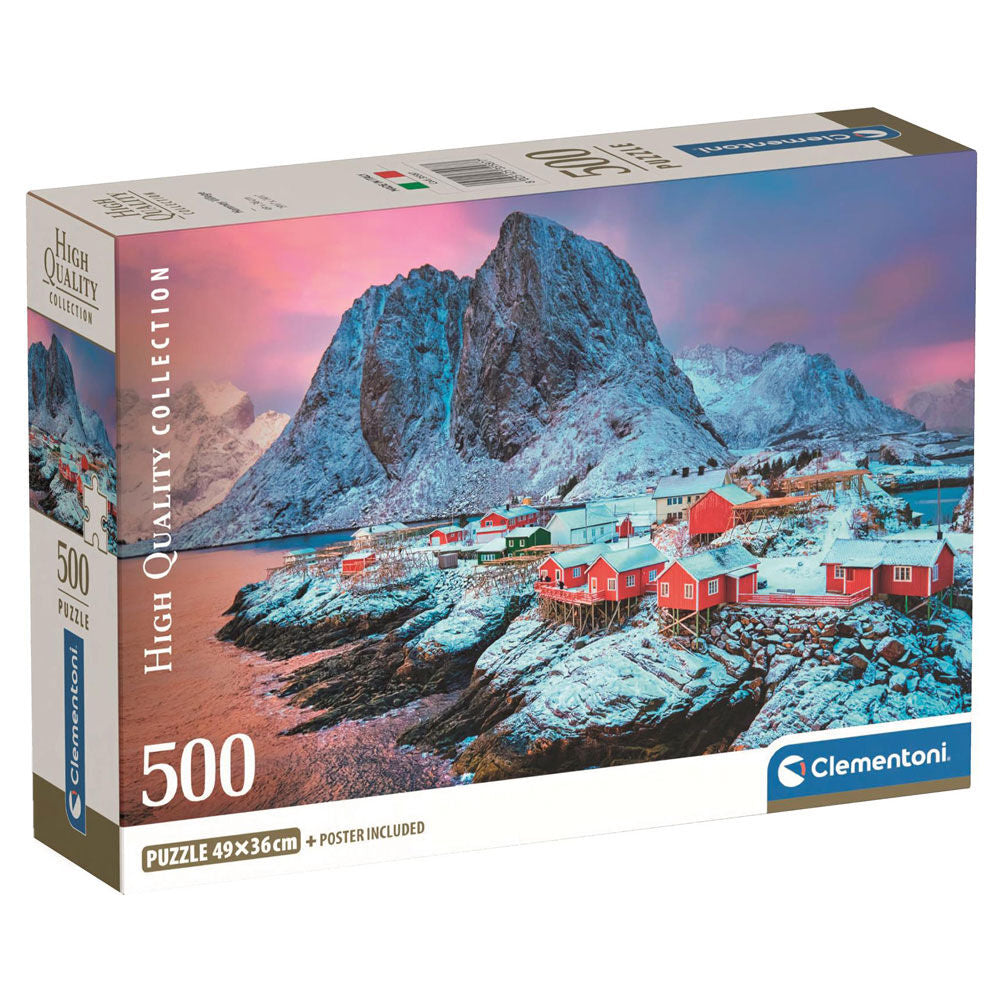High Quality Hamnoy Village puzzle 500pcs Nerdscape