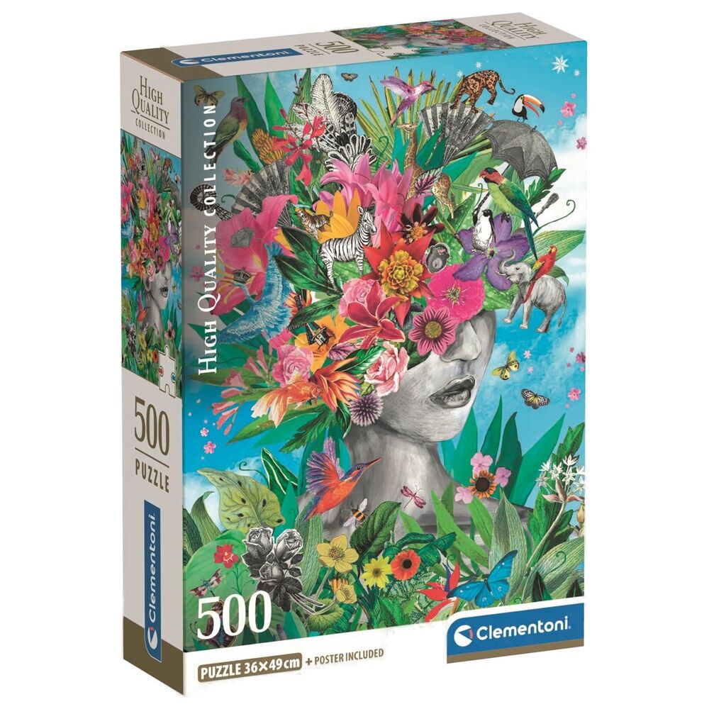 High Quality Head in the Jungle puzzle 500pcs Nerdscape