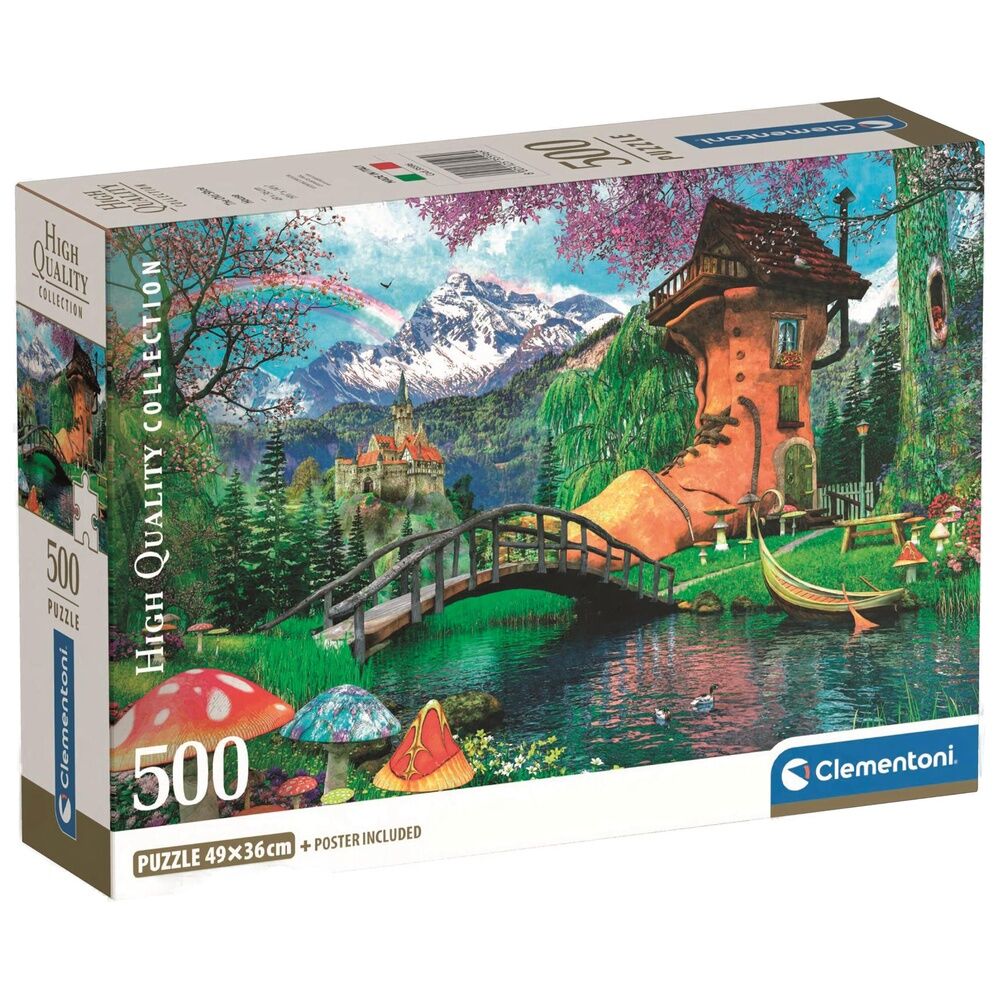 High Quality The Old Shoe House puzzle 500pcs Nerdscape