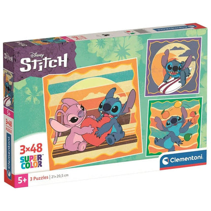Disney Stitch puzzle 3x48pcs Nerdscape