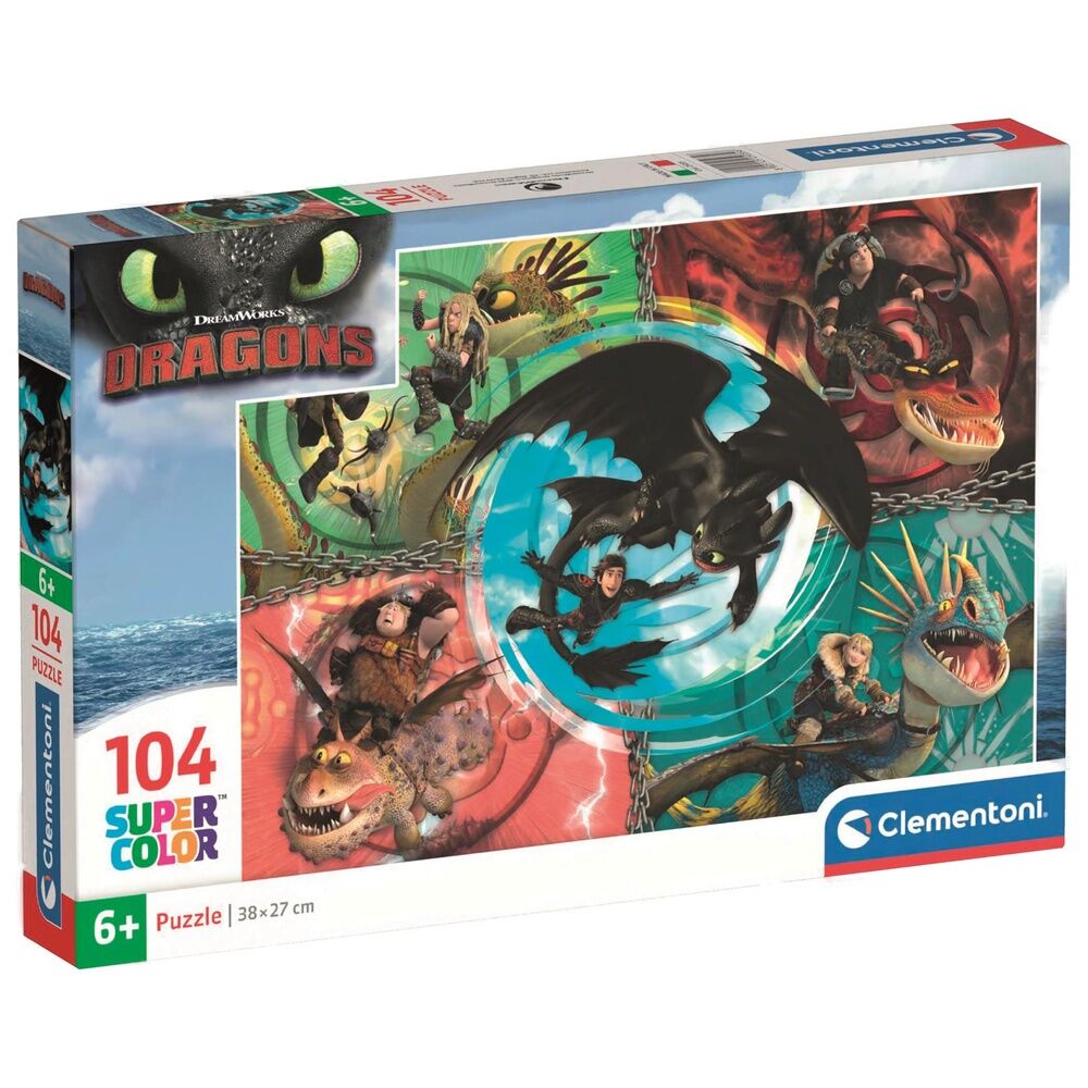 How to Train Your Dragon puzzle 104pcs Nerdscape