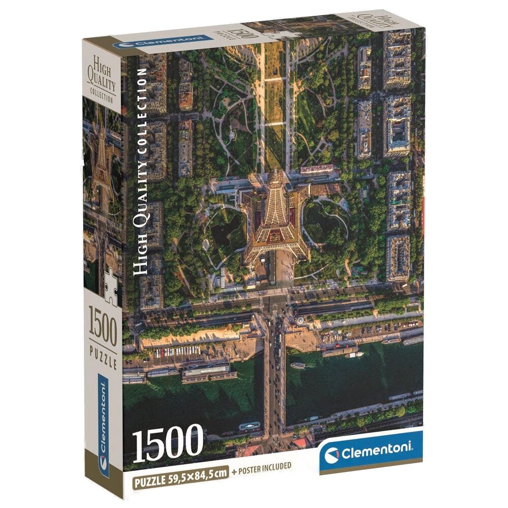High Quality Flying Over Paris puzzle 1500pcs Nerdscape