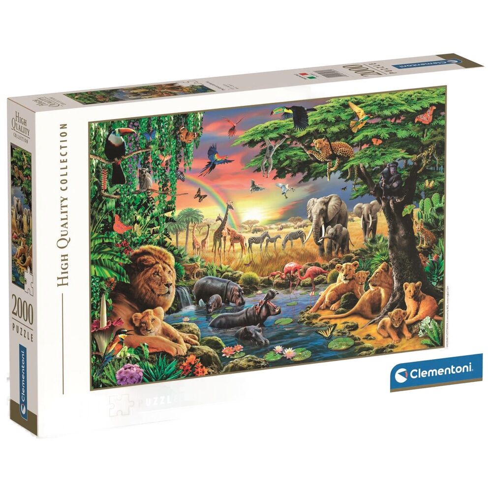 High Quality The African Gathering puzzle 2000pcs Nerdscape