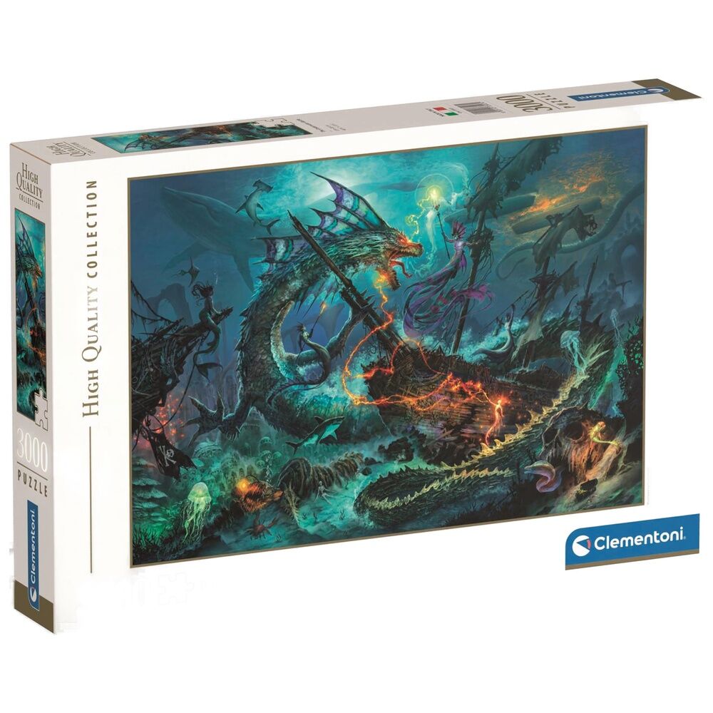 High Quality The Underwater Battle puzzle 3000pcs Nerdscape