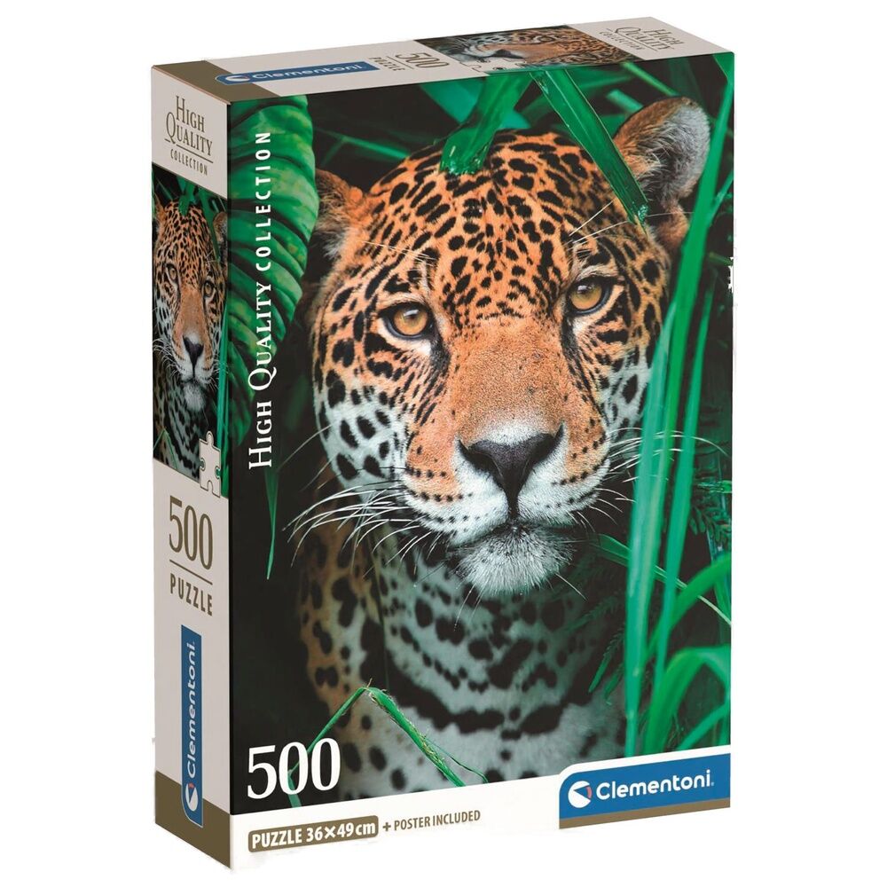 High Quality Jaguar in the Jungle puzzle 500pcs Nerdscape