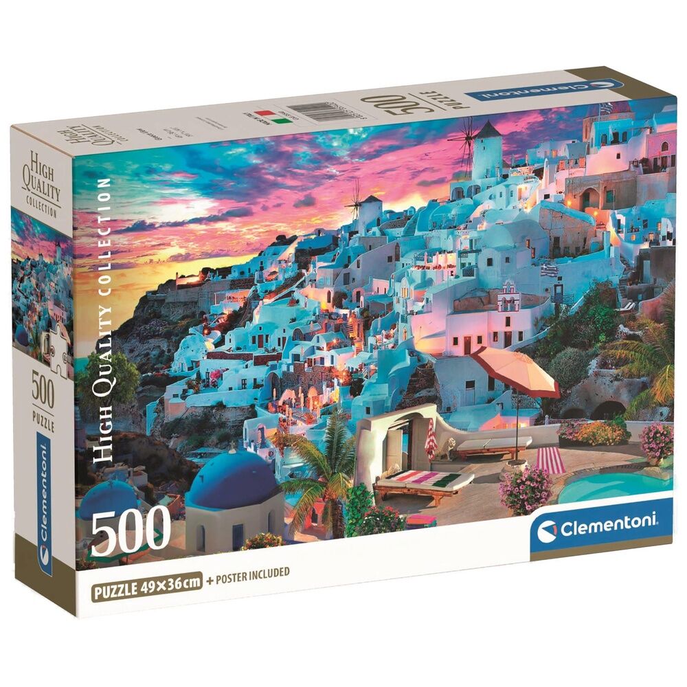 High Quality Greece View puzzle 500pcs Nerdscape