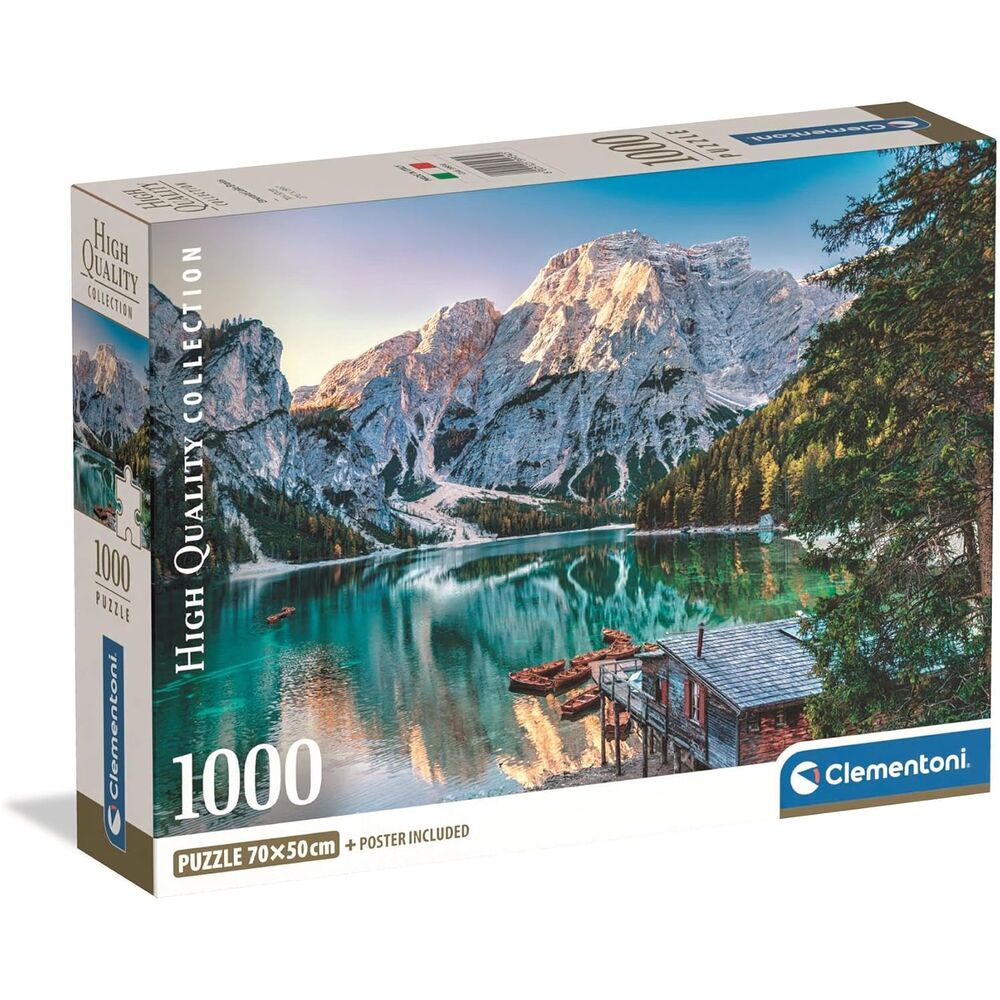 High Quality Emerald Lake Braies puzzle 1000pcs Nerdscape