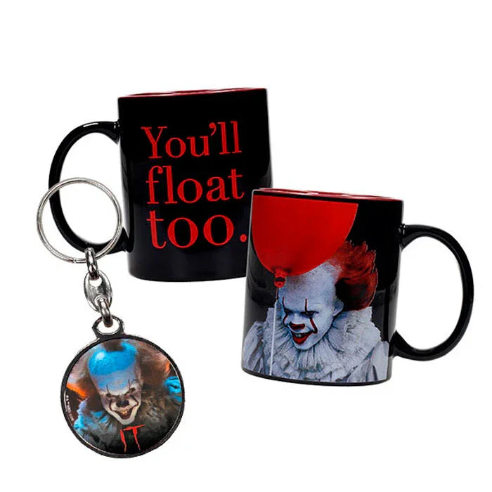 IT Pennywise Mug + Metal keychain Nerdscape