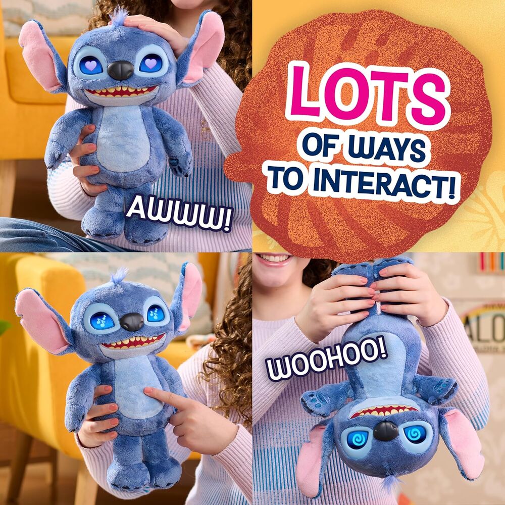 Disney Stitch interactive plush toy 30cm Nerdscape