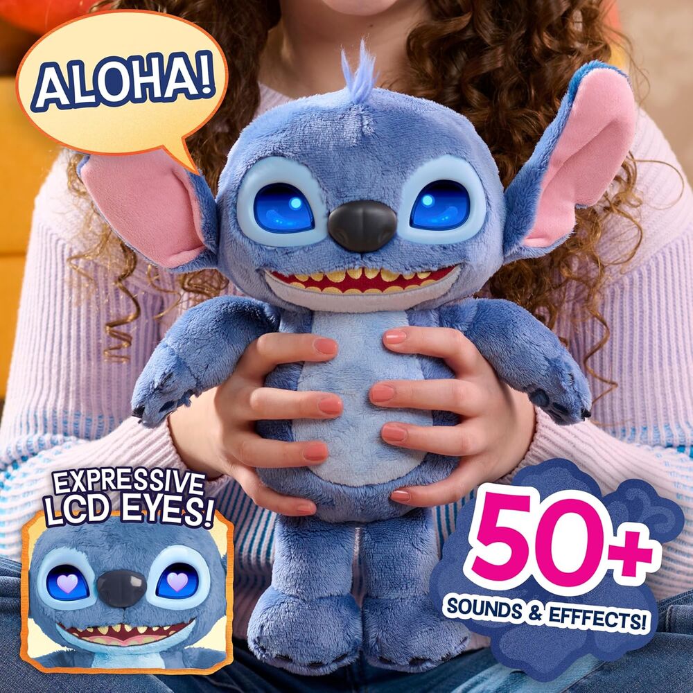 Disney Stitch interactive plush toy 30cm Nerdscape