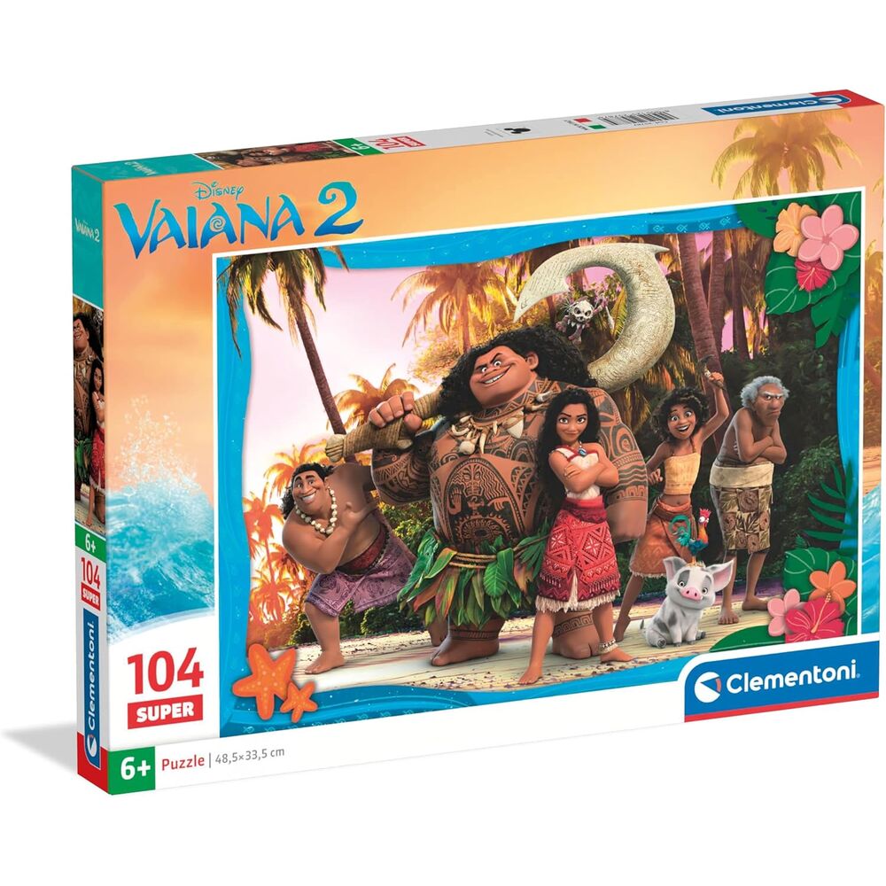 Disney Vaiana Moana 2 super puzzle 104pcs Nerdscape