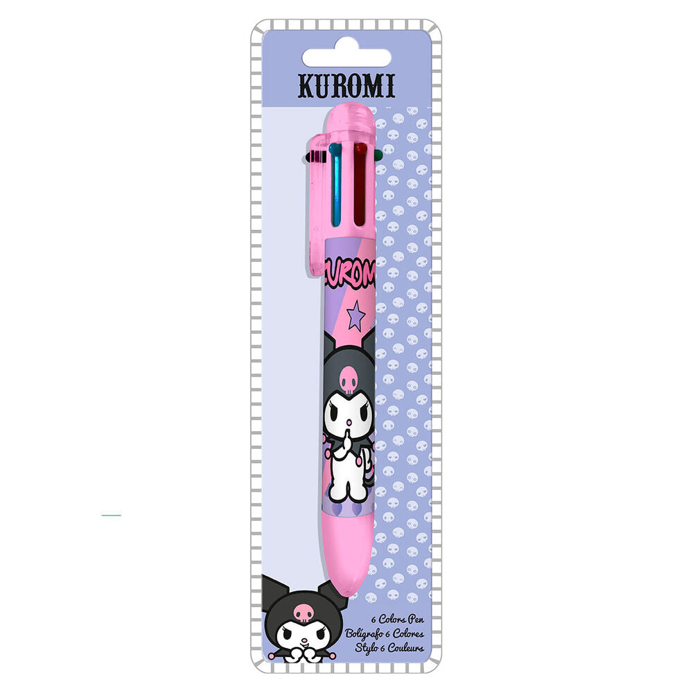 Hello Kitty Kuromi pen 6 colours Nerdscape