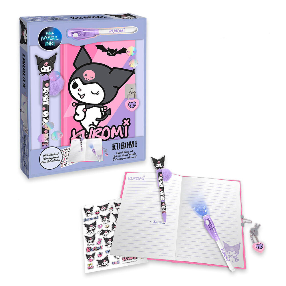 Hello Kitty Kuromi Diary + Magic pen Nerdscape