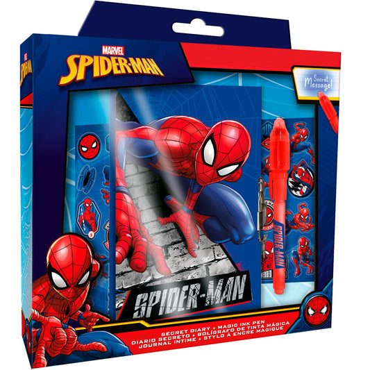 Marvel Spiderman Diary + Magic pen Nerdscape