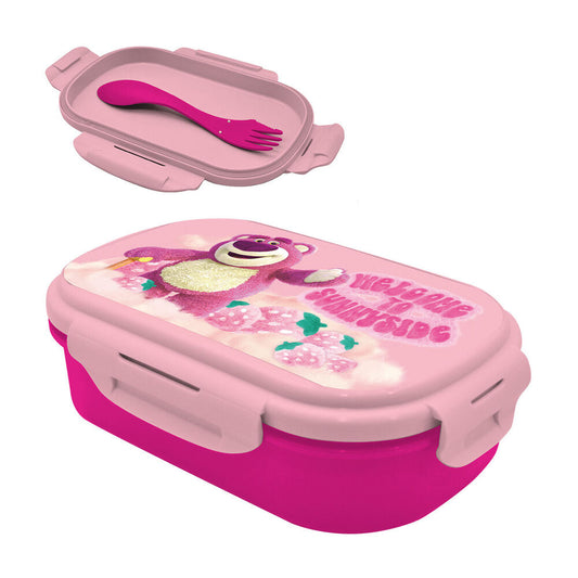 Disney Pixar Toy Story Lotso lunch box + cutlery Nerdscape