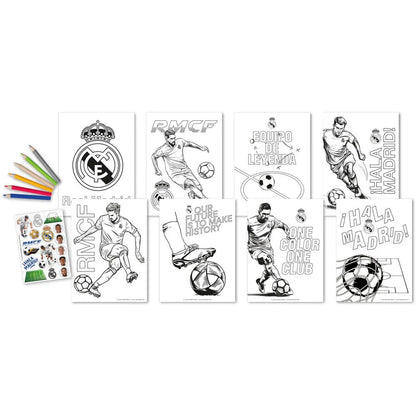 Real Madrid Sticker Colouring set Nerdscape