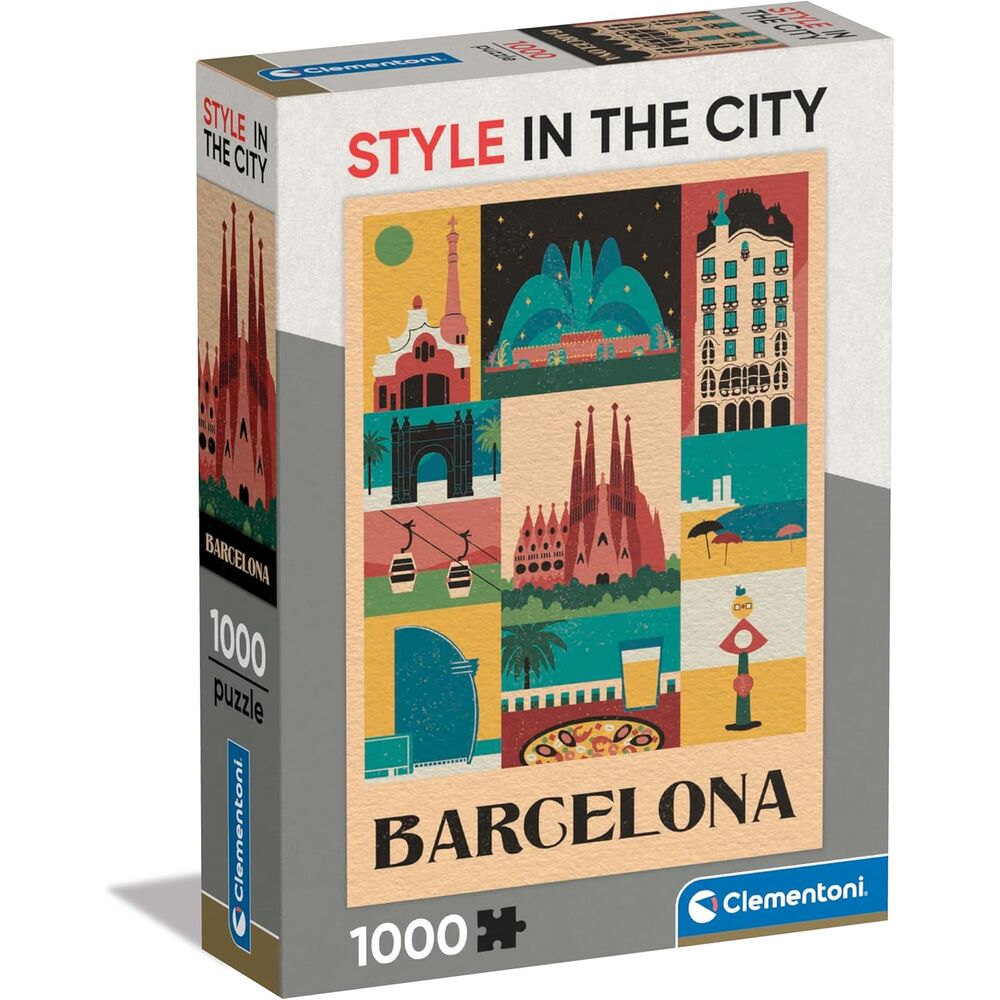 Style in the City Barcelona puzzle 1000pcs Nerdscape