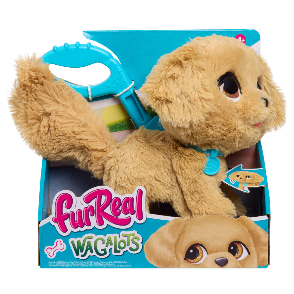 FurReal WagaLots Golden Retriever Interactive plush toy Nerdscape