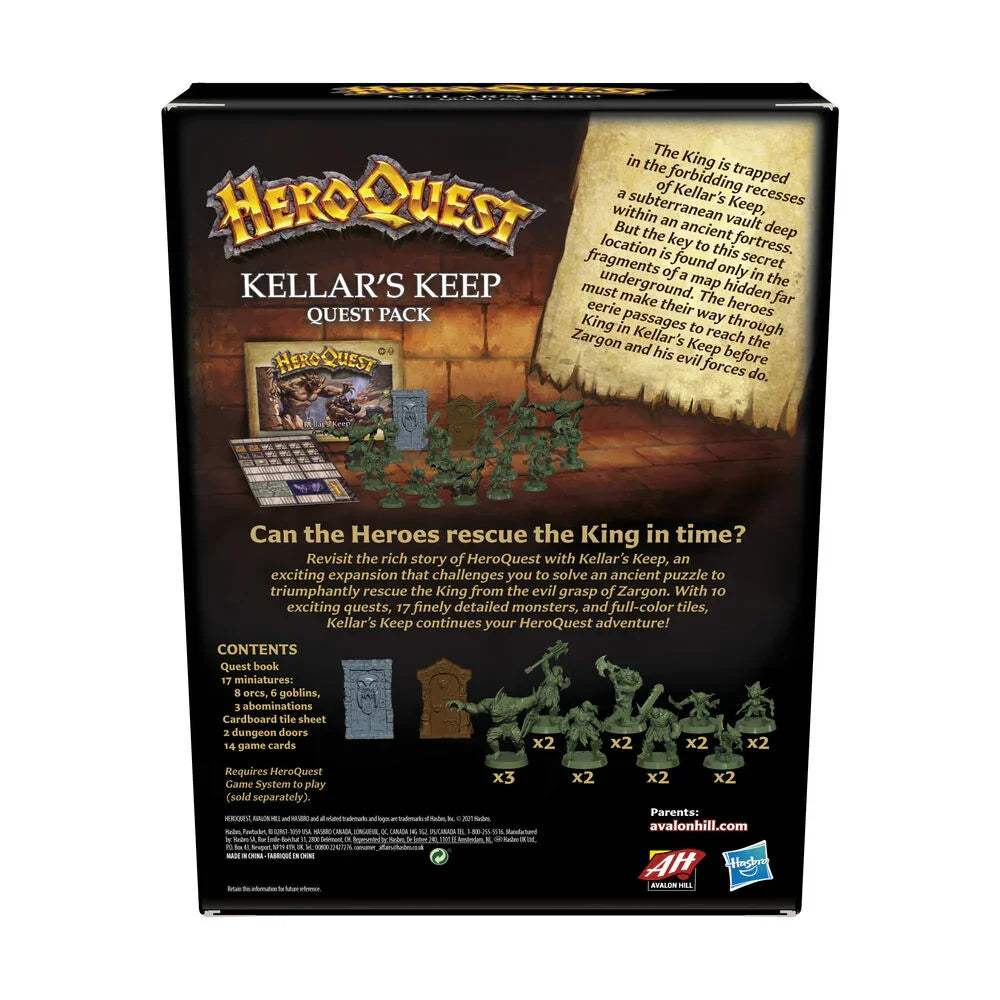 Heroquest Kellars Keep Espansione - Figura da Collezione - Nerdscape Nerdscape