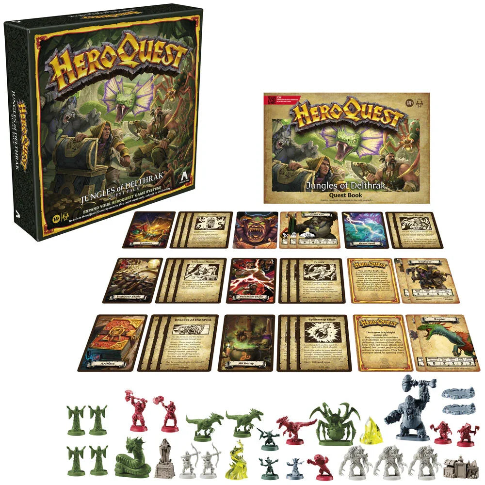 English Heroquest Jungles of Delthark Expansion Board game Nerdscape