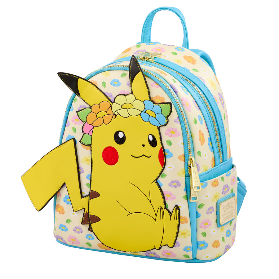 Loungefly Pokemon Pikachu Floral backpack Nerdscape