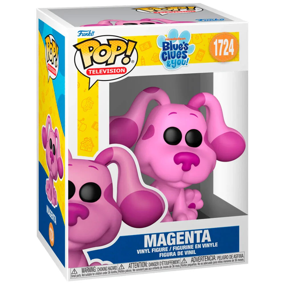 Funko Pop! Blues Clues & You Magenta - Figura da Collezione Vinyl Nerdscape